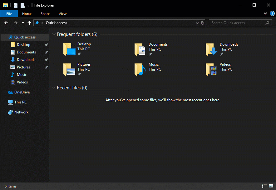 Windows 10 Tip: Dark theme in File Explorer