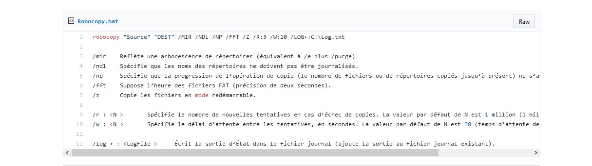 Copier des fichiers avec Robocopy et Powershell